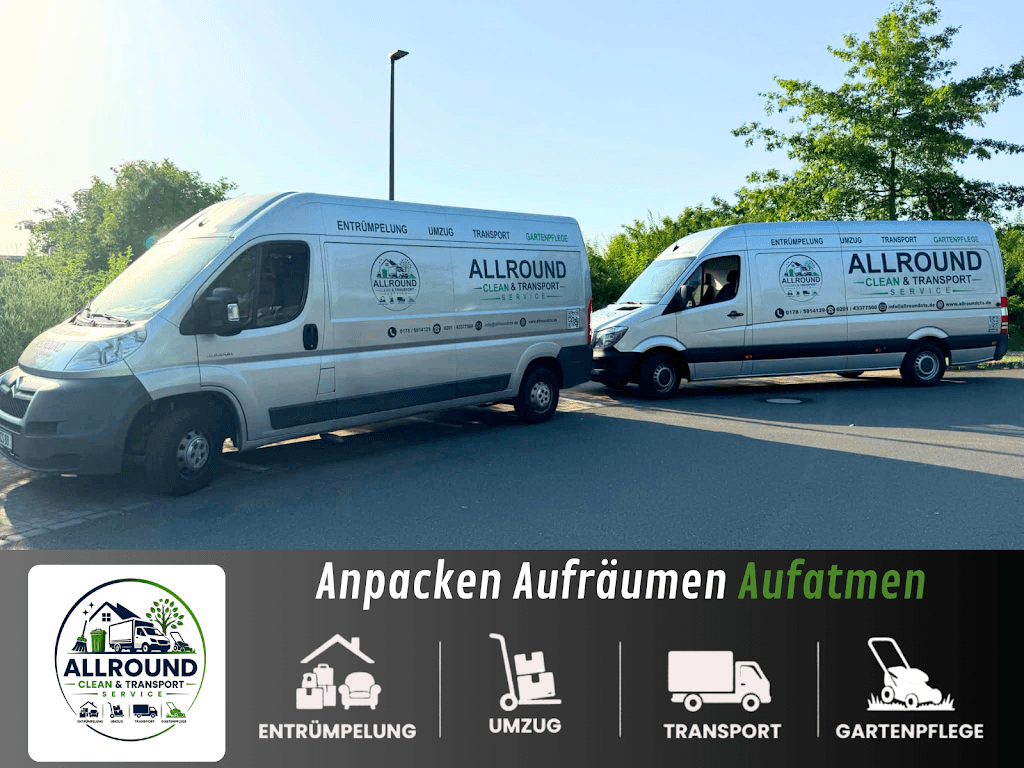 Allround Clean & Transport Service | Entrümpelung - Umzug - Transport und Gartenpflege